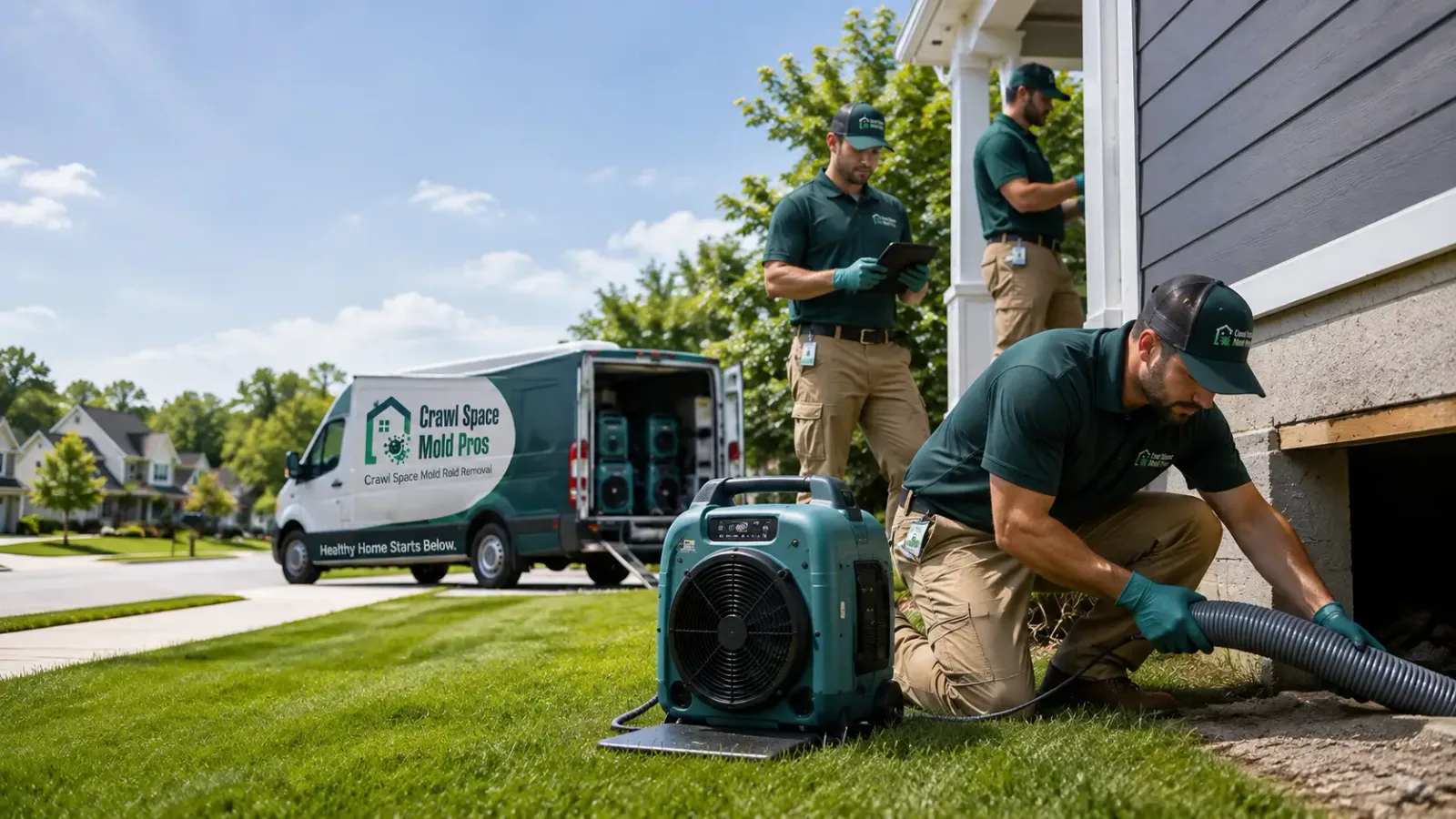 Crawl Space Mold Removal in Falls Village, CT